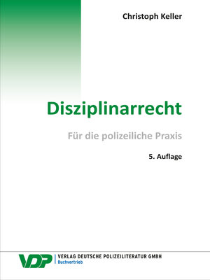 cover image of Disziplinarrecht